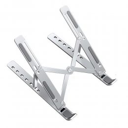 Регульована складна пластикова підставка для ноутбука і планшета Multi Position Сірий (205)