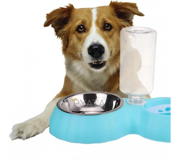 Автоматична годівниця для котів і собак, Чаша для подачі води, Питний фонтан, Дозатор води для їжі (225)