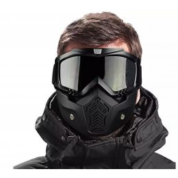 Защитные очки со съёмной маской, маска мотоциклетная, для лыж, велосипедов (225)