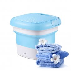 УЦЕНКА! Складная стиральная машина Maxtop washing machine MP-2690, силиконовая, голубая с белым