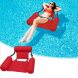 Надувний складаний матрац плаваючий стілець, пляжний водний гамак InflatableFloatingBed, надувне крісло, червоний (205)