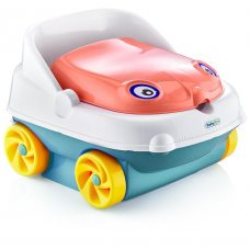 Горщик дитячий у вигляді машинки Pasa iraq baby car музичний червоний(205)