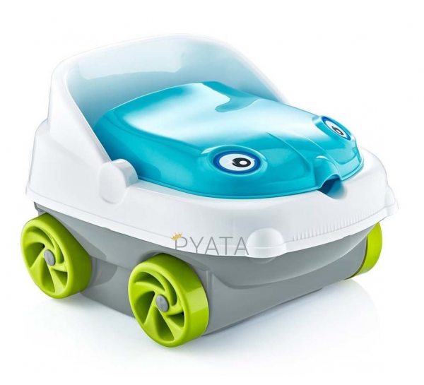 Горщик дитячий у вигляді машинки Pasa iraq baby car музичний синій(205)