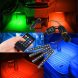 Універсальне RGB LED підсвічування в авто Car LED RGB, з пультом, вологостійка, в прикурювач EL-1228- 12LED(237)