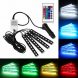 Універсальне RGB LED підсвічування в авто Car LED RGB, з пультом, вологостійка, в прикурювач EL-1228- 12LED(237)