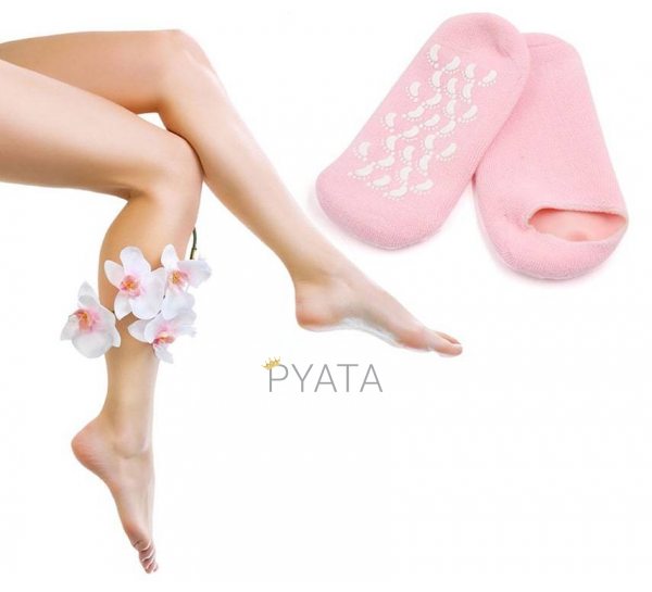 Зволожуючі гелеві шкарпетки для домашнього СПА-догляду SPA Gel Socks (212)