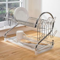 Сушарка для посуду Kitchen Storage Rack Стойка для зберігання посуду 41х11х26 см