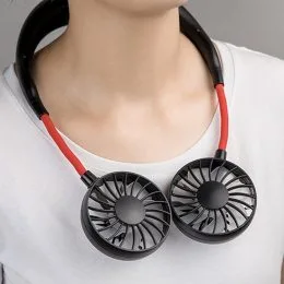 Вентилятор на шию Sport Fan Usb Чорний (221)