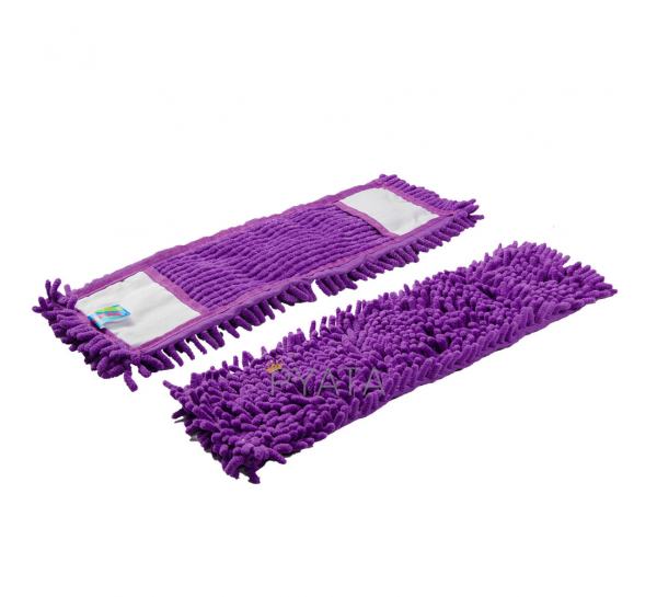 Запаска-насадка для швабры из микрофибры Szenilowy duo фиолетовая