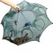 Рыболовная верша для раков, сачок зонт для раков, рачница приманка 10 входов