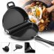 Двойная Антипригарная Сковородка для Омлета Bradshaw Folding Omelette Pan Original Сковорода Омлетница (518)