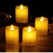 Набір електронних світлодіодних свічок з імітацією живого полум'я, 12 шт (518)