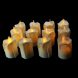 Набор электронных светодиодных свечей с имитацией живого пламени, 12 шт (518)