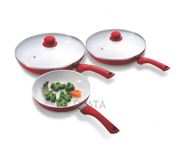 Набір керамічних сковорідок Migas Ceramic Pan (5 предметів) (518)