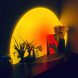 Sunset Lamp проекционный светильник желтый закат USB светильник проектор 23 см (259)
