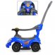 Толокар-каталка дитяча машинка з батьківською ручкою BAMBI M 4205, синій
