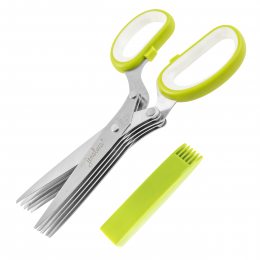 Кухонні ножиці для зелені Herb Scissors 5 гострих лез зелені (В)