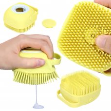 Силіконова масажна щітка мочалка для ванни Silicone Massage Bath Brush (205)