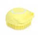Силиконовая массажная щетка мочалка для ванны Silicone Massage Bath Brush (205) Желтая