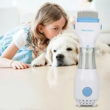 УЦЕНКА!Электрический гребень для удаления блох Licetec V-Comb WN-38 расческа с насадками и вытяжкой (237)