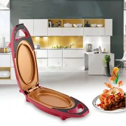 Електрична сковорода для будинку As Seen on TV Red Copper 5 Minute Chef (205)(В)