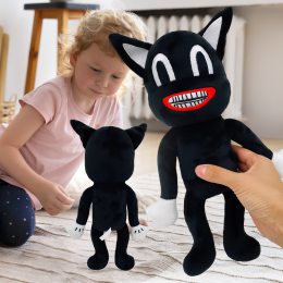 Детская мягкая игрушка Кот Сиреноголовый Siren Head Cartoon Cat 30 см Черный (225)