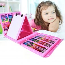 УЦЕНКА! Набор для детского творчества в чемодане из 208 предметов розовый