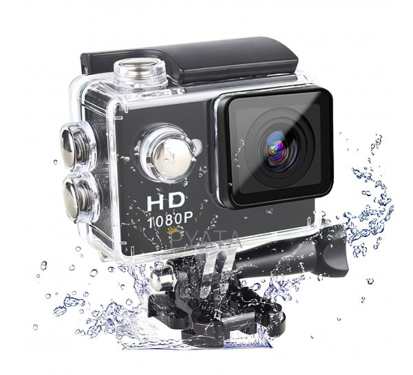 Екшн камера водонепроникна для екстремальної зйомки SJ4000 Sports HD DV 1080P FULL HD Чорна