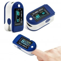 Пульсоксиметр Fingertip Pulse Oximeter LK87 Синій