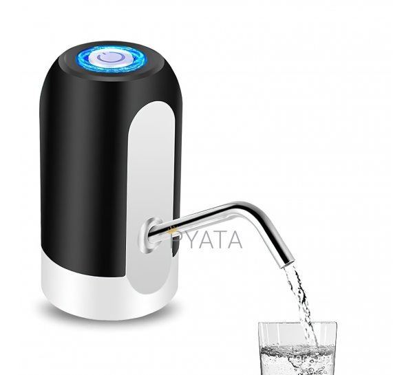 Электрическая насадка-помпа на бутылку Automatic Water Dispenser Черная